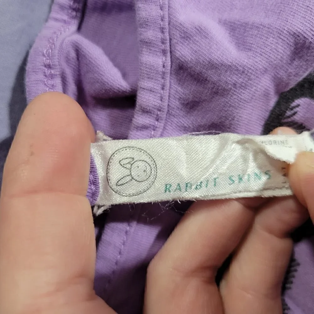 Rabbit Skins Purple Smart Girls Rock Shirt Size 4